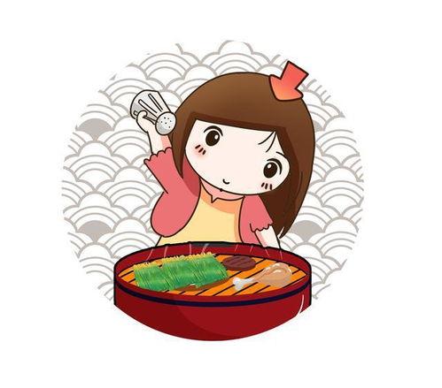 宫女吃瓜图片卡通,宫女们的欢乐时光卡通图鉴